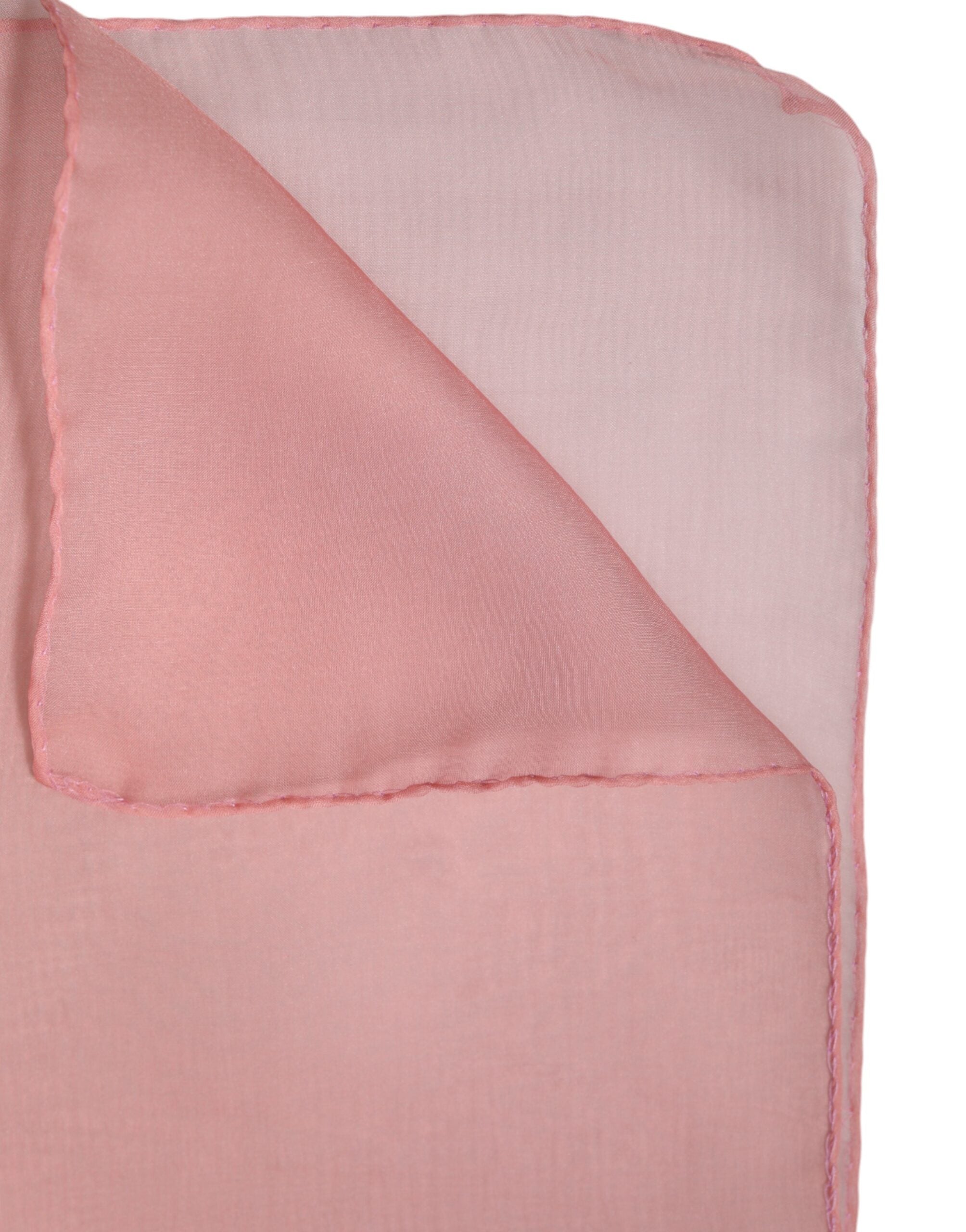 Dolce & Gabbana Pink Silk Rectangle Women Wrap Shawl Women's Scarf