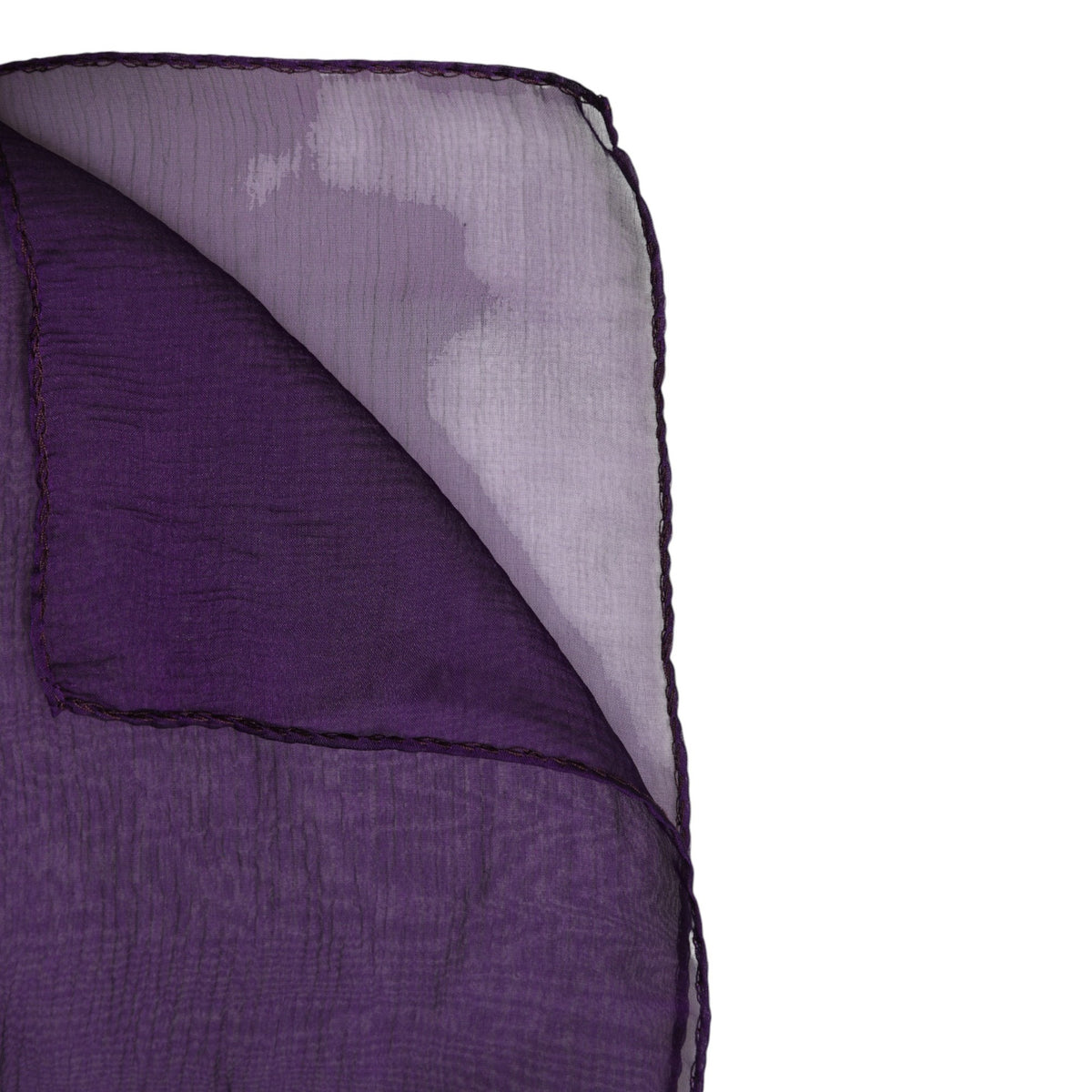 Dolce & Gabbana Purple Silk Rectangle Wrap Shawl Women's Scarf