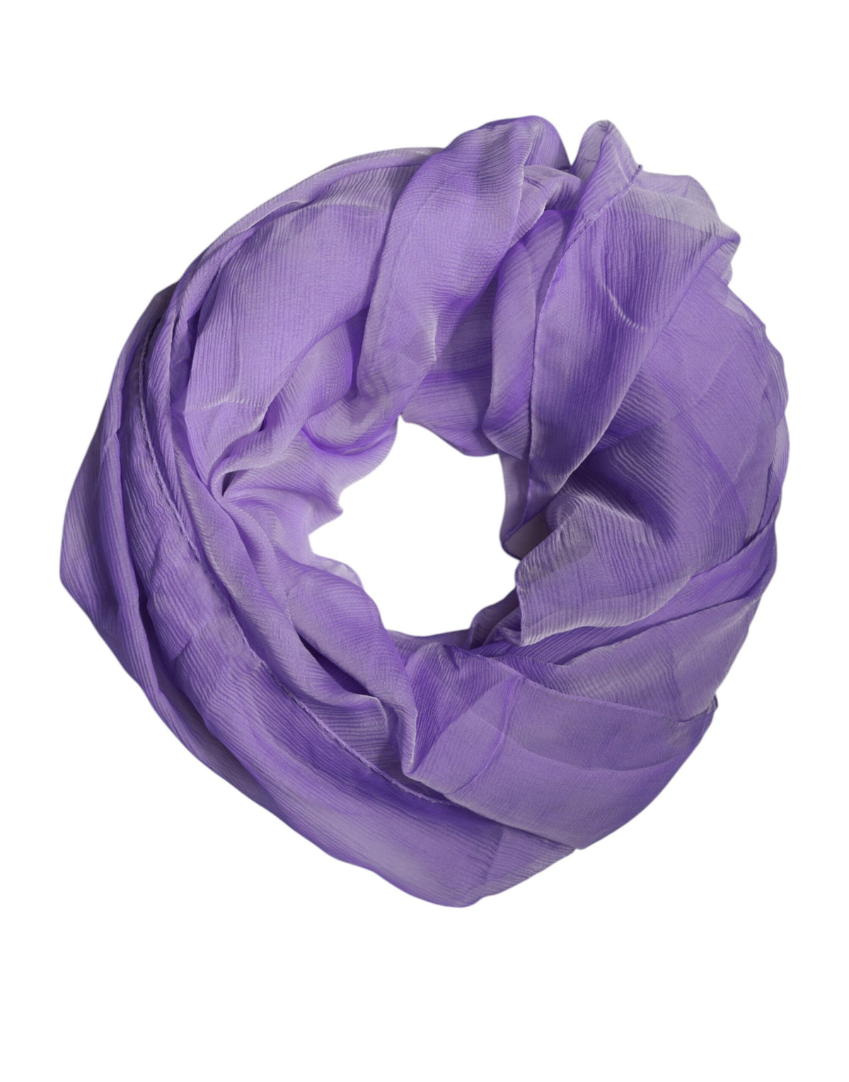Dolce & Gabbana Purple Silk Rectangle Wrap Shawl Women's Scarf