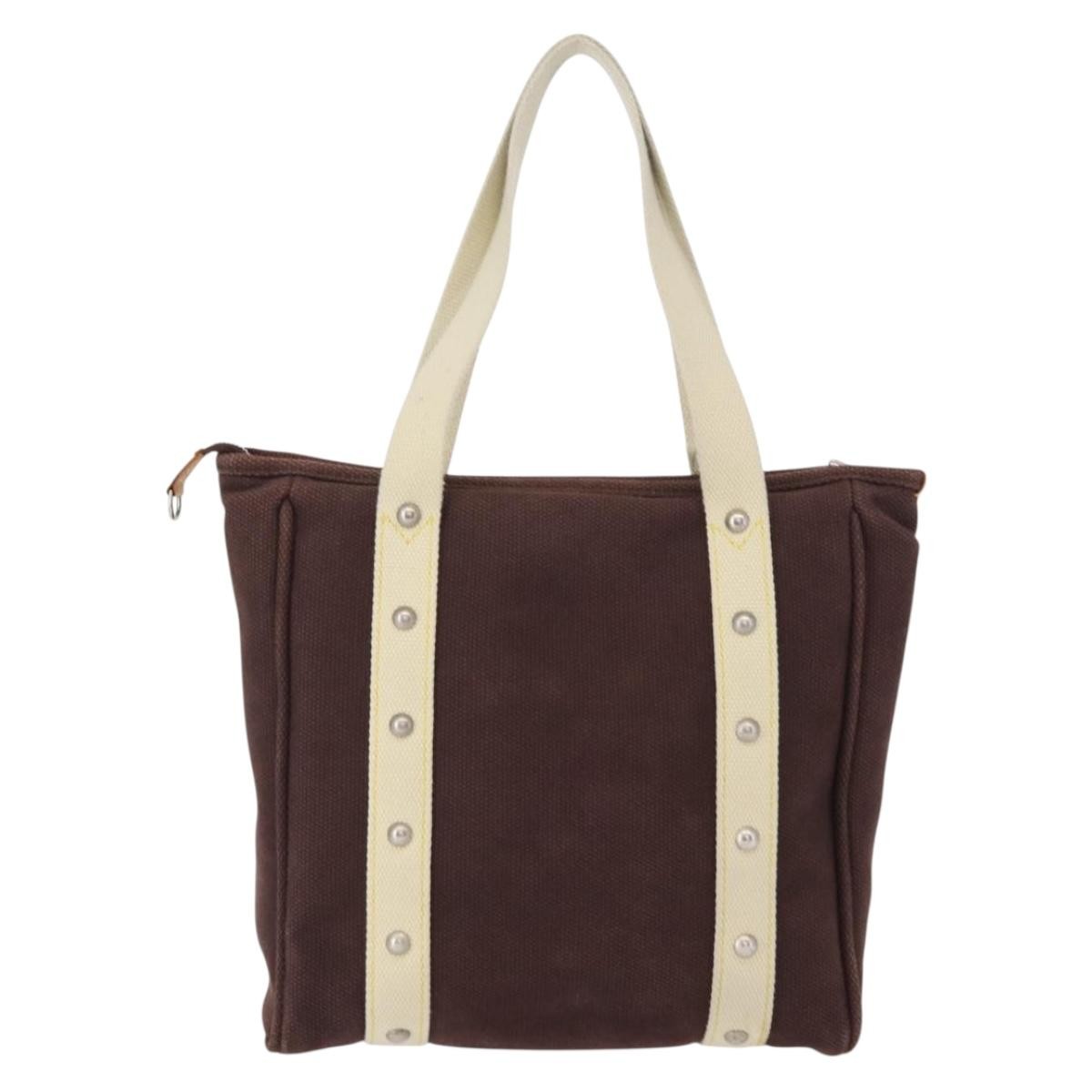 Louis Vuitton Antigua Tote Canvas Brown Canvas Tote Bag Bag (Pre-Owned)