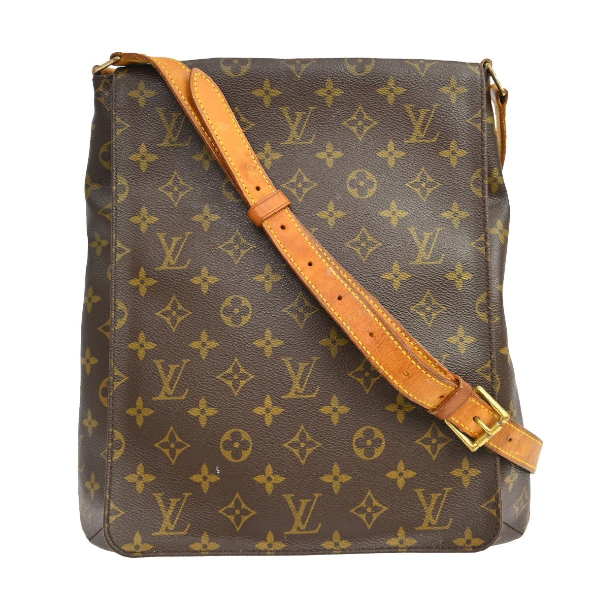 Louis Vuitton Musette Salsa Monogram Canvas Brown Canvas Shoulder Bag Bag (Pre-Owned)