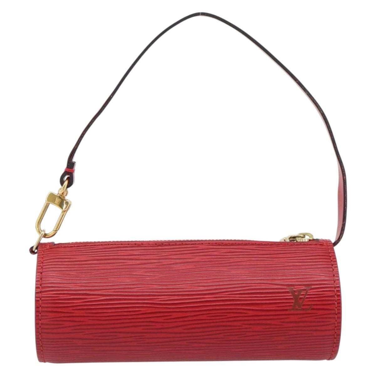 Louis Vuitton Soufflot Pochette Epi Leather Red Leather Clutche & Pouche Bag (Pre-Owned)