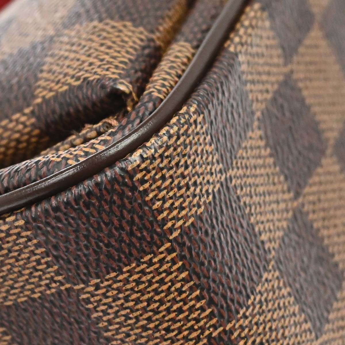 Louis Vuitton Ravello Damier Ebene Brown Canvas Shoulder Bag Bag (Pre-Owned)