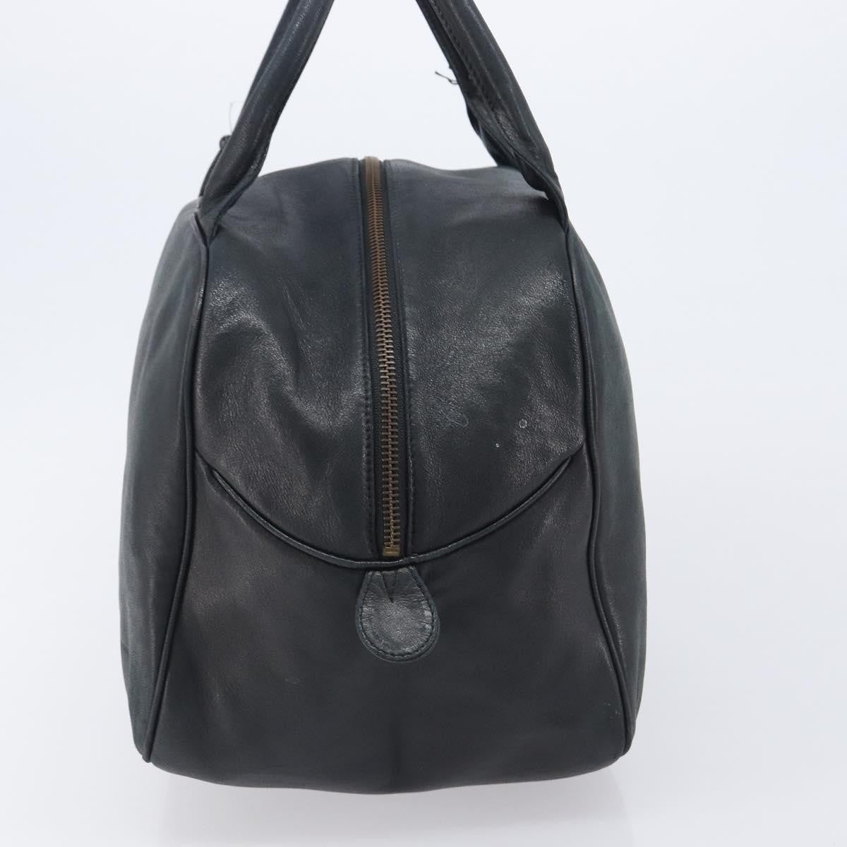 Christian Dior Handbag Leather Navy Leather Handbag (Pre-Owned)