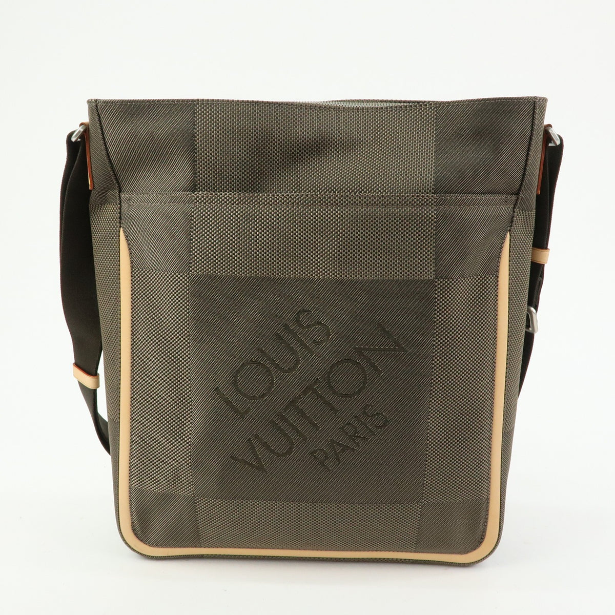 Louis Vuitton Compagnon Messenger Damier Geant Canvas Brown Canvas Handbag (Pre-Owned)