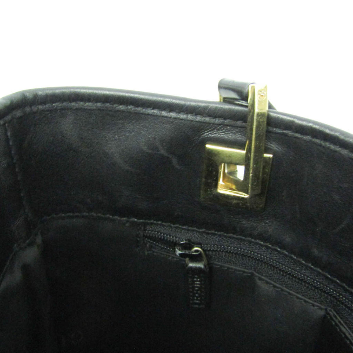 Gucci Vintage Bucket Shopping Gg Canvas Black Canvas Tote Bag Bag (Pre-Owned)