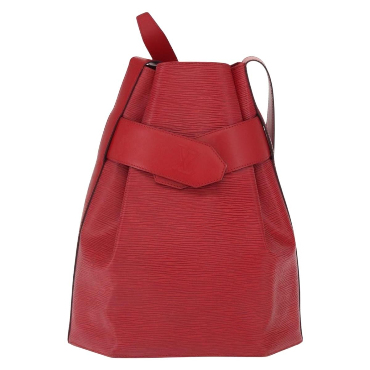 Louis Vuitton Vintage Sac D'epaule Epi Leather Red Leather Shoulder Bag Bag (Pre-Owned)