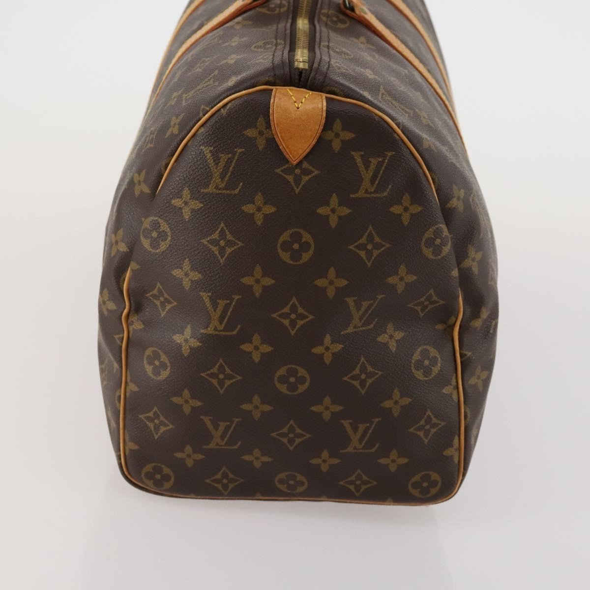 Louis Vuitton Keepall Monogram Canvas Brown Canvas Travel Bag Bag (Pre-Owned)