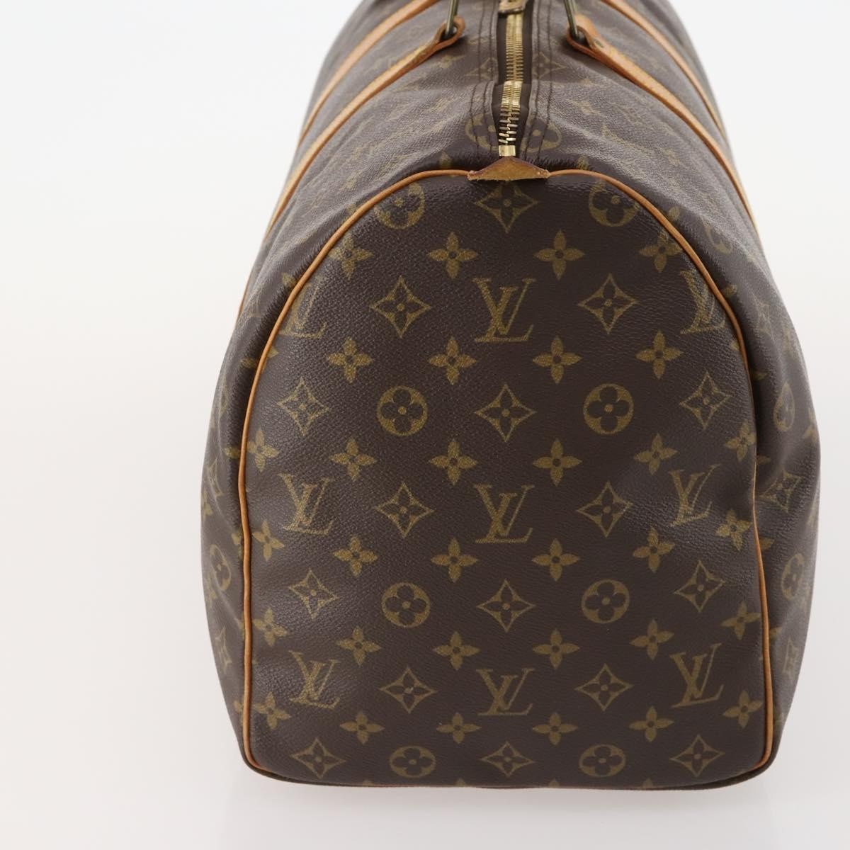 Louis Vuitton Keepall Monogram Canvas Brown Canvas Travel Bag Bag (Pre-Owned)