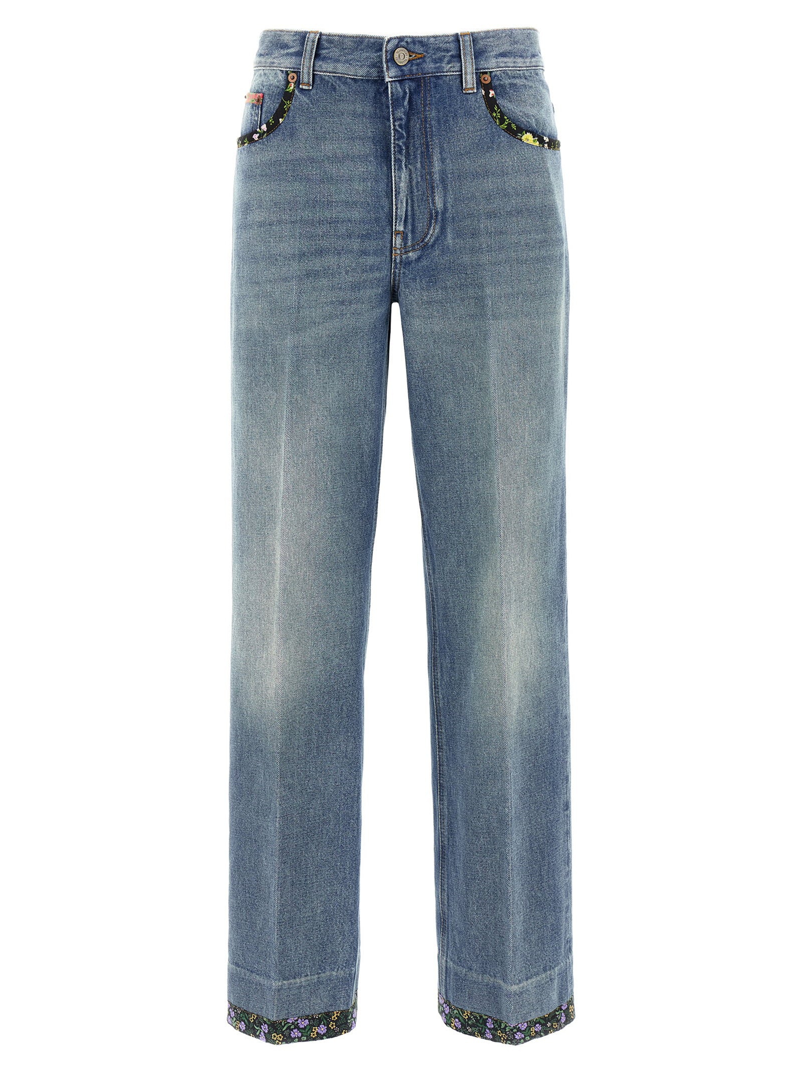 Valentino Garavani Women's Floral Jeans
