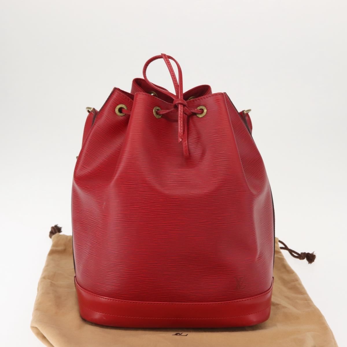 Louis Vuitton Noe Epi Leather Red Leather Shoulder Bag Bag (Pre-Owned)
