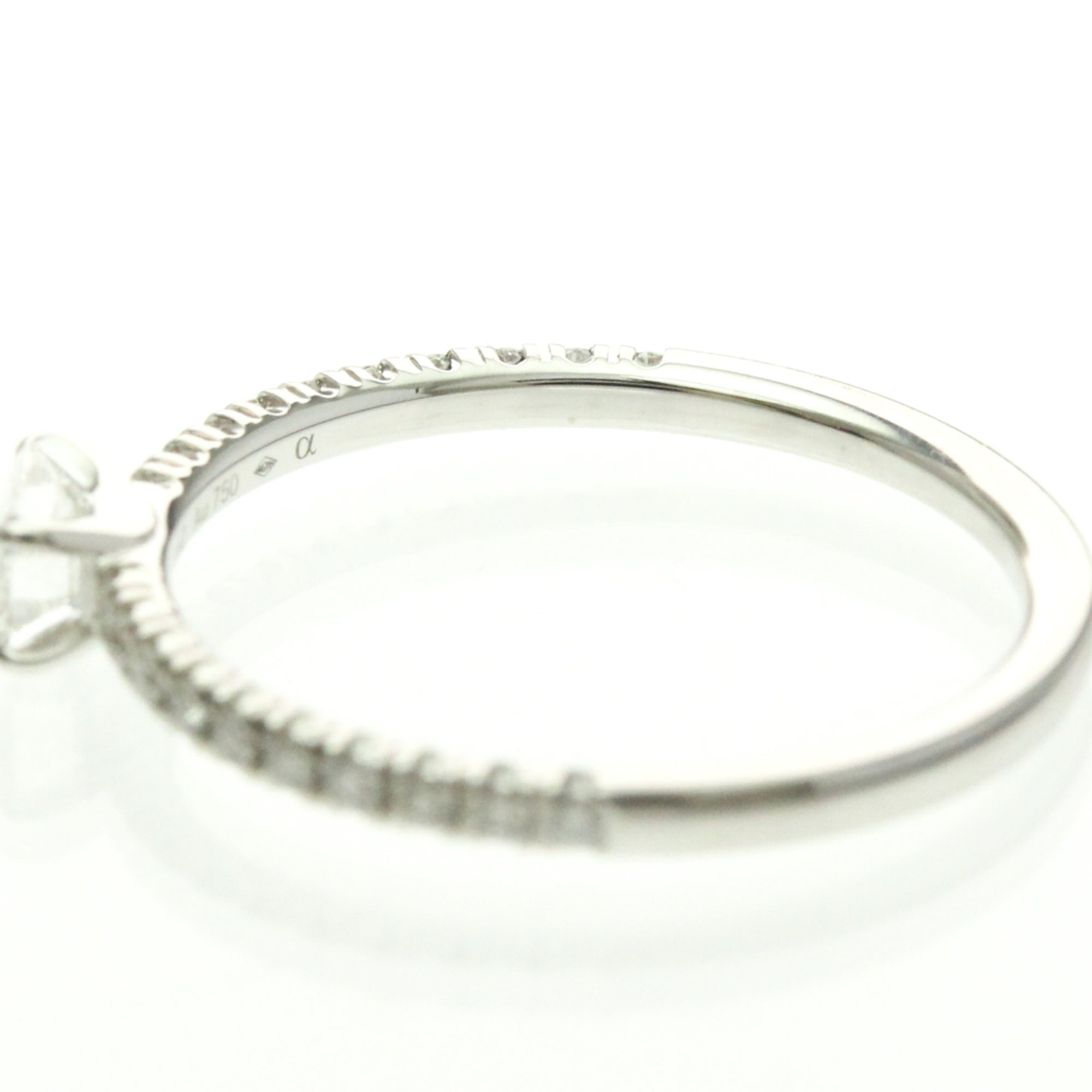 Cartier Etincelle De Cartier Solitaire Platinum With Rbc Diamond And Pave Diamonds G/Vs1 Silver Platinum Ring Jewelry (Pre-Owned)