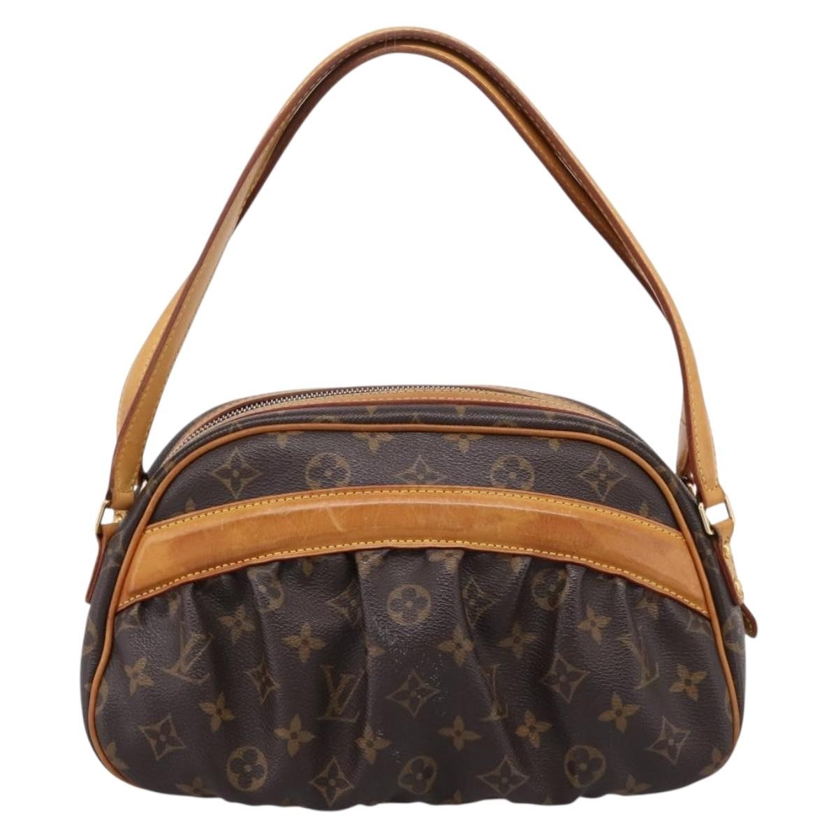 Louis Vuitton Clara Handbag Monogram Canvas Brown Canvas Handbag (Pre-Owned)