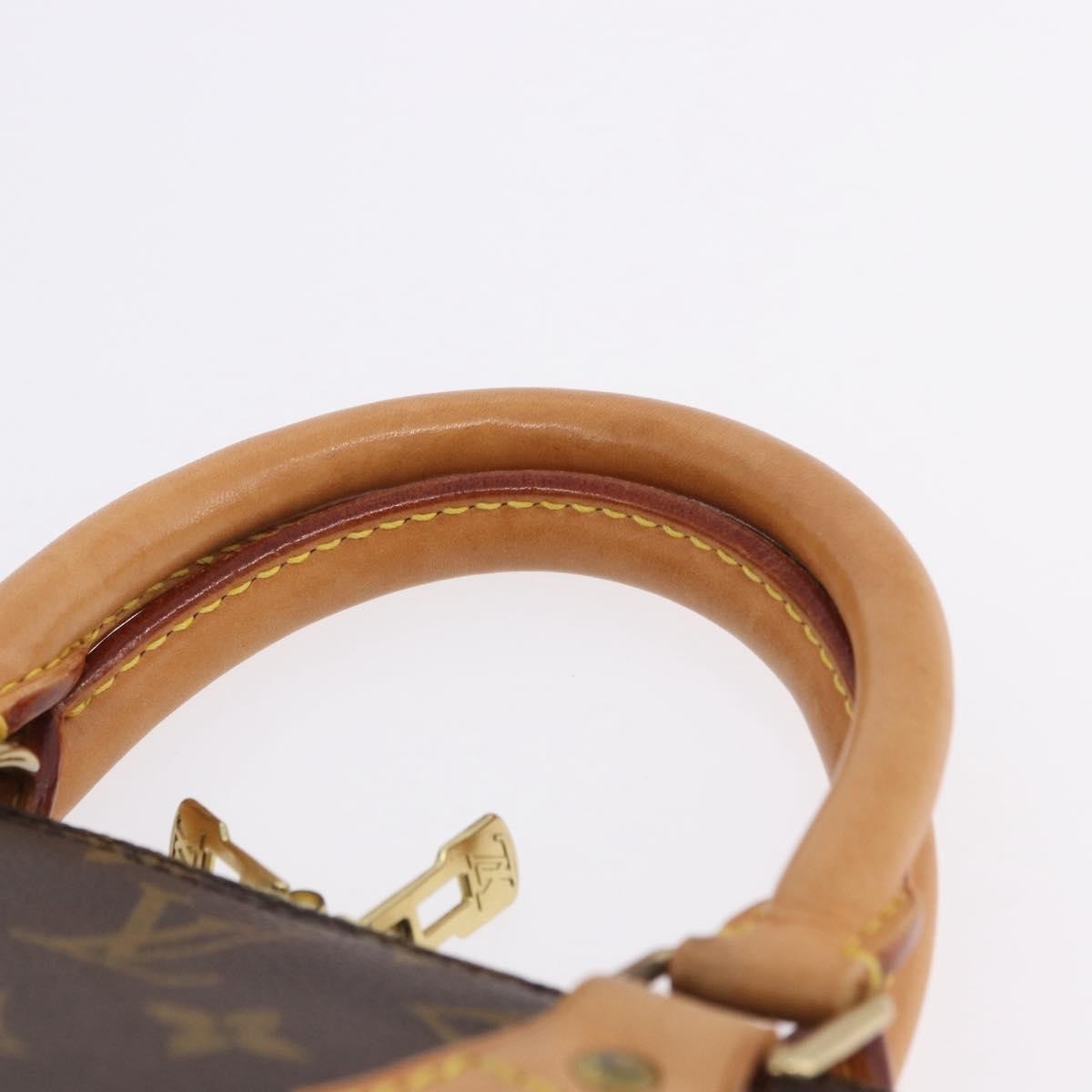 Louis Vuitton Alma Monogram Canvas Brown Canvas Handbag (Pre-Owned)