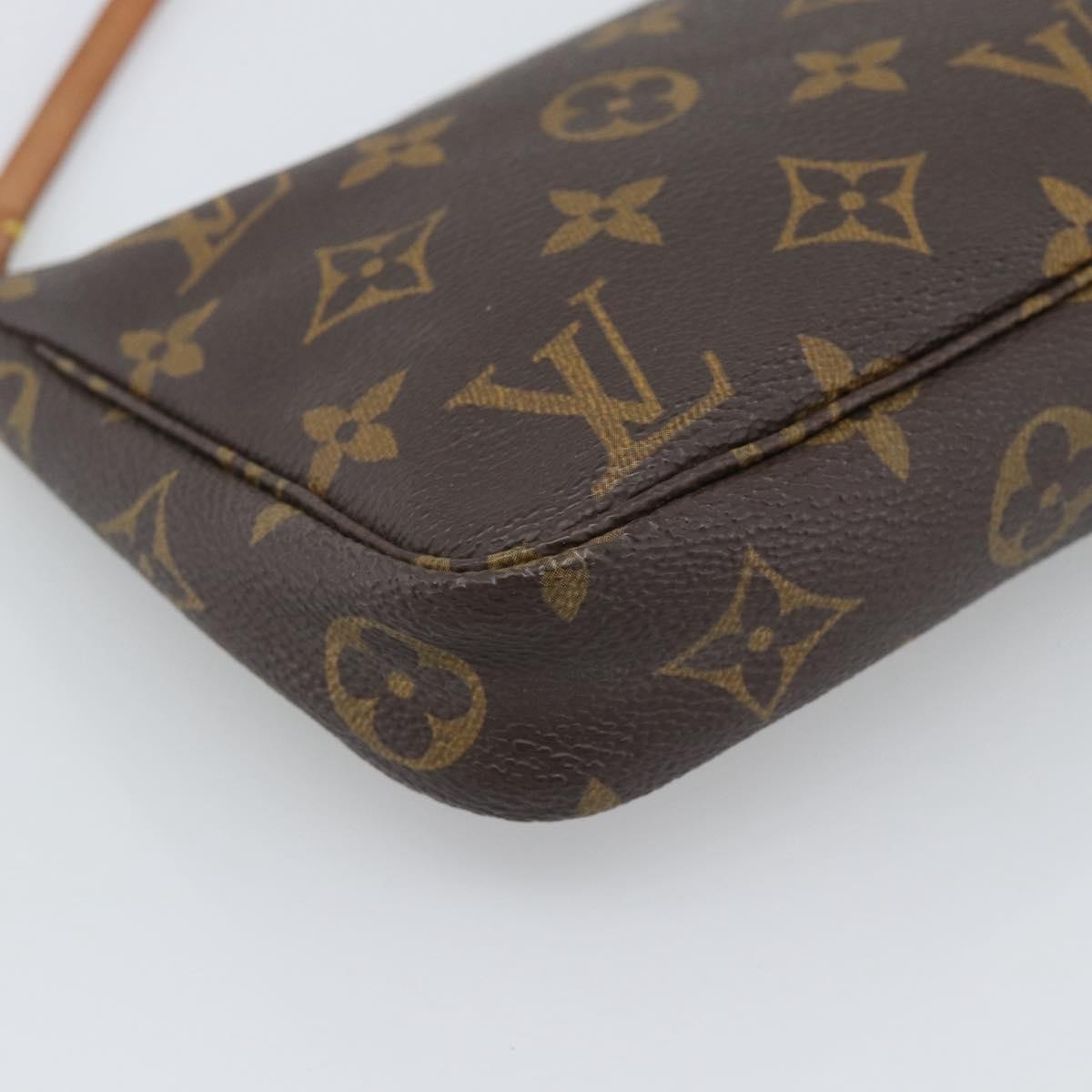 Louis Vuitton Pochette Accessoires Yayoi Kusama Painted Dots Monogram Canvas Brown Canvas Clutche & Pouche Bag (Pre-Owned)