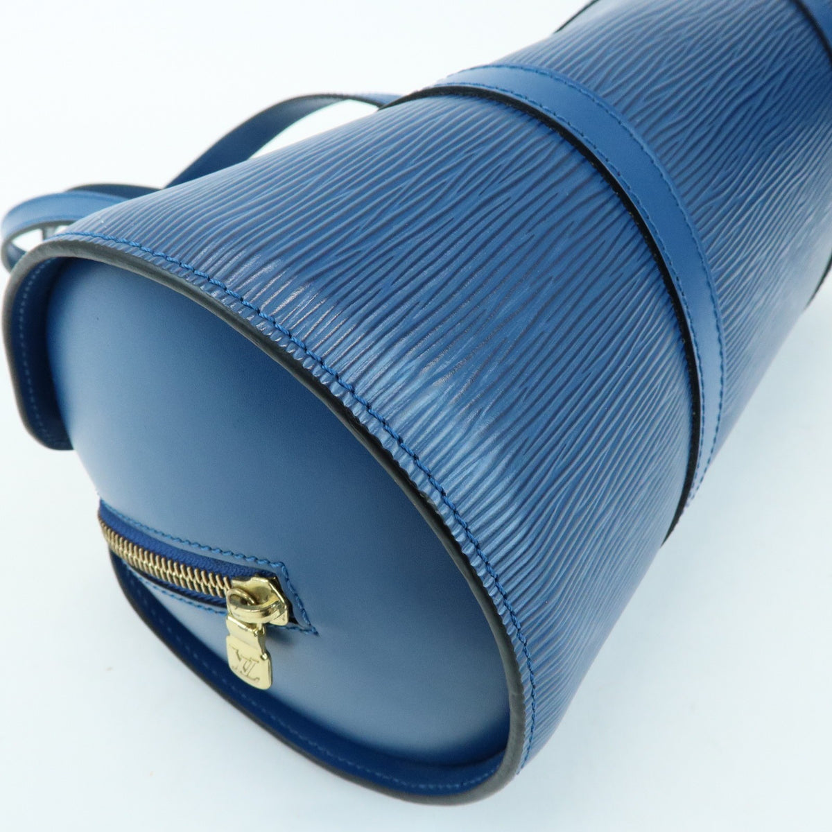 Louis Vuitton Soufflot Epi Leather Blue Leather Tote Bag Bag (Pre-Owned)