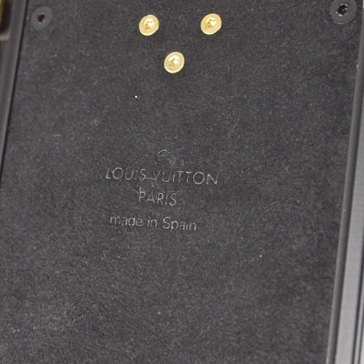 Louis Vuitton Phone Case Canvas Brown Canvas Tech Accessory Accessory (Pre-Owned)