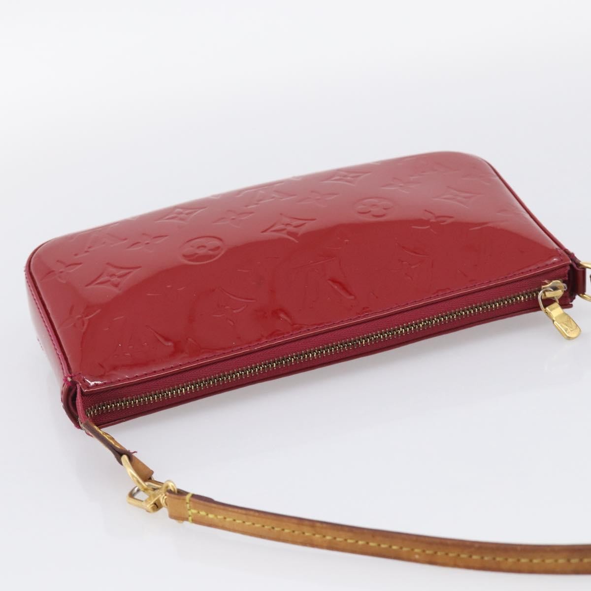 Louis Vuitton Pochette Accessoires Nm Monogram Vernis Pink Patent_Leather Clutche & Pouche Bag (Pre-Owned)