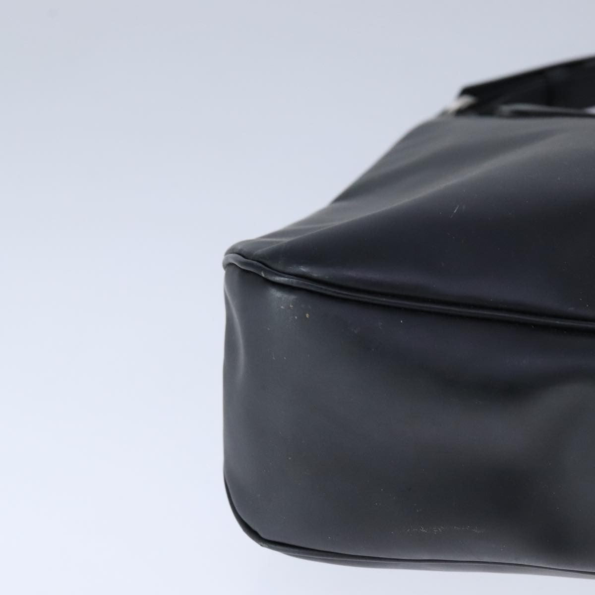 Salvatore Ferragamo Vara Leather Black Patent_Leather Shoulder Bag Bag (Pre-Owned)