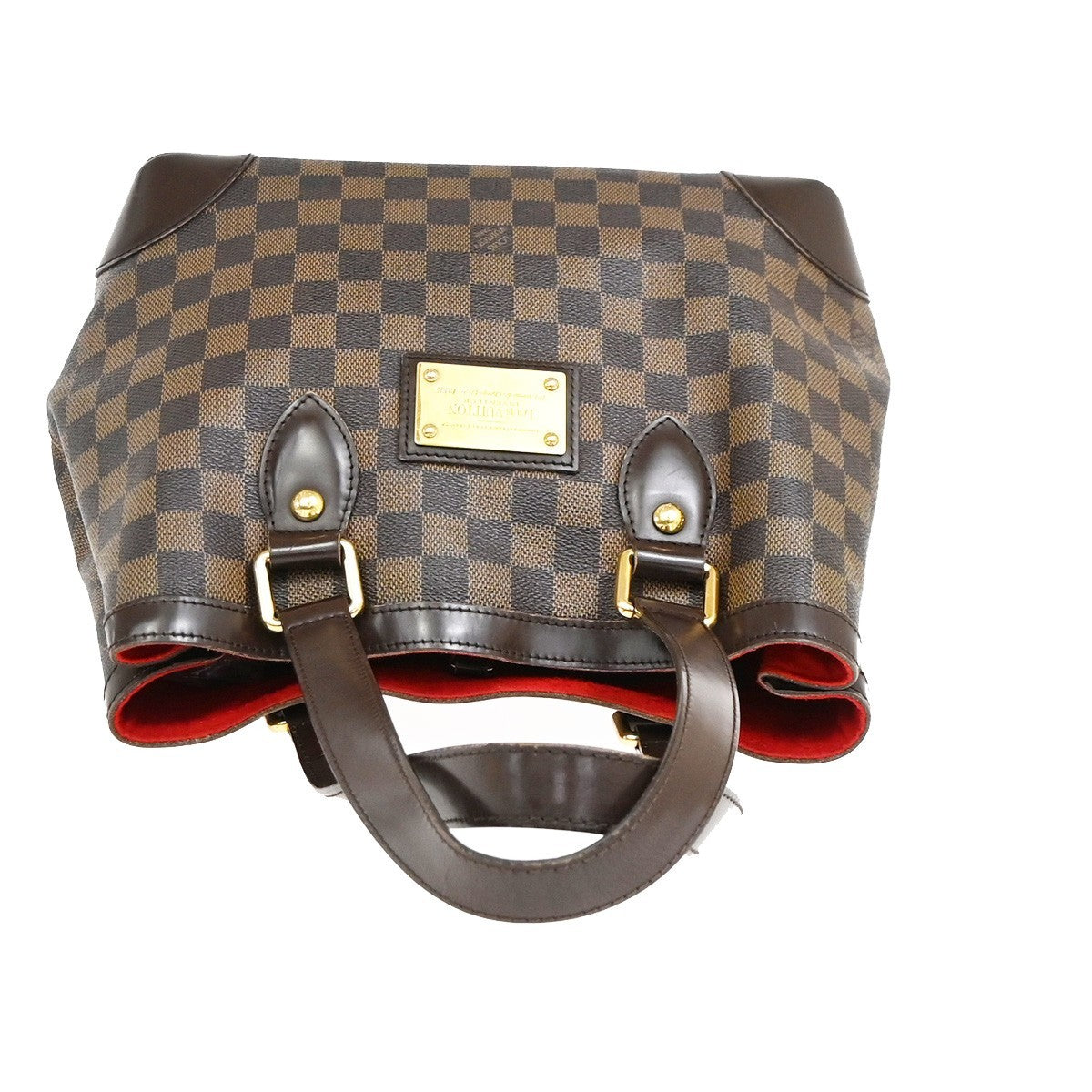 Louis Vuitton Hampstead Damier Brown Canvas Handbag (Pre-Owned)