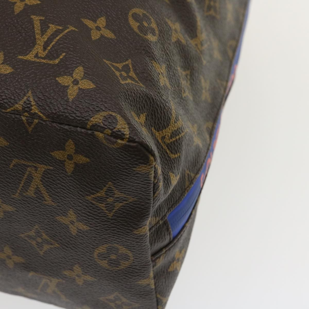 Louis Vuitton Cabas Light Drawstring Monogram Split Canvas Brown Canvas Tote Bag Bag (Pre-Owned)
