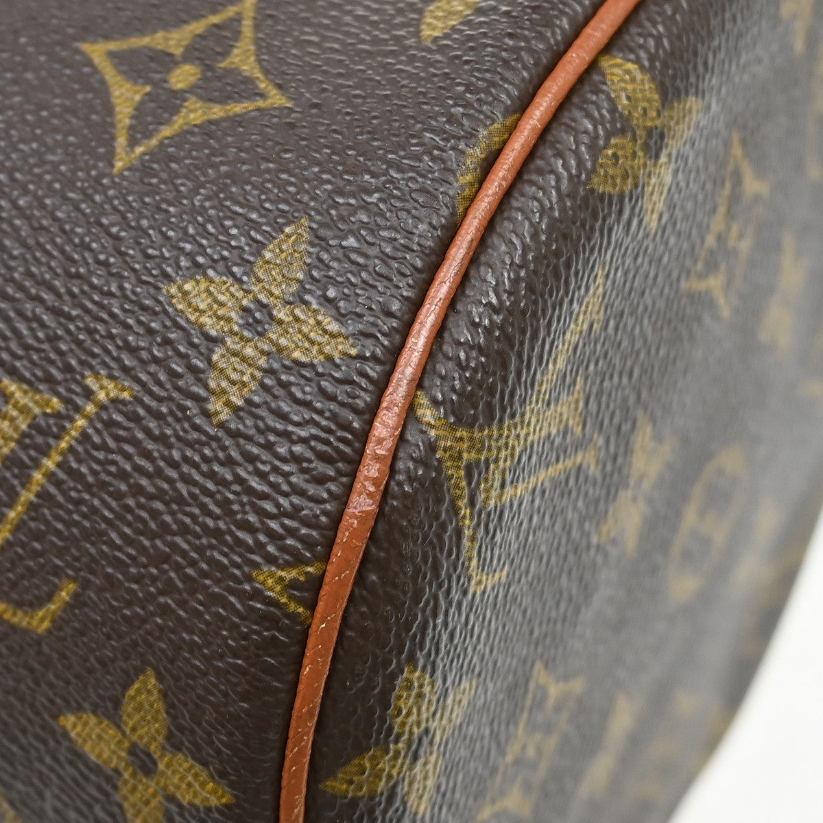 Louis Vuitton Papillon Monogram Brown Canvas Handbag (Pre-Owned)