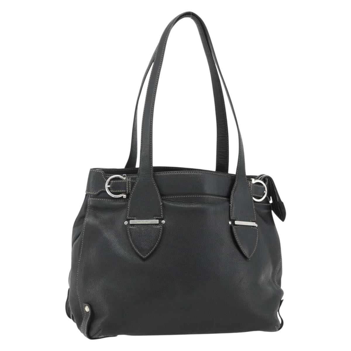 Salvatore Ferragamo Gancini Tote Leather Multicolour Leather Tote Bag Bag (Pre-Owned)