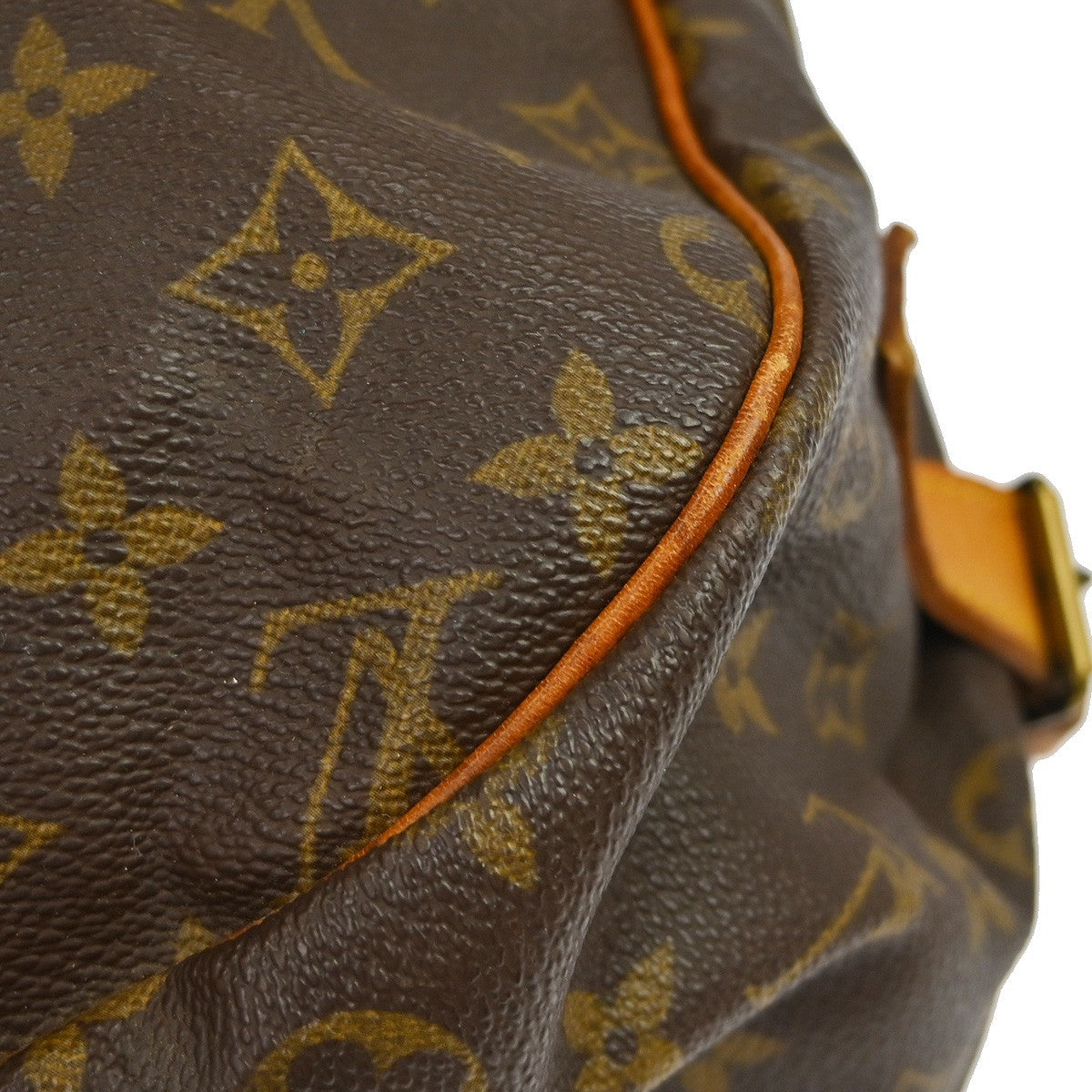 Louis Vuitton Saumur Monogram Canvas Brown Canvas Shoulder Bag Bag (Pre-Owned)