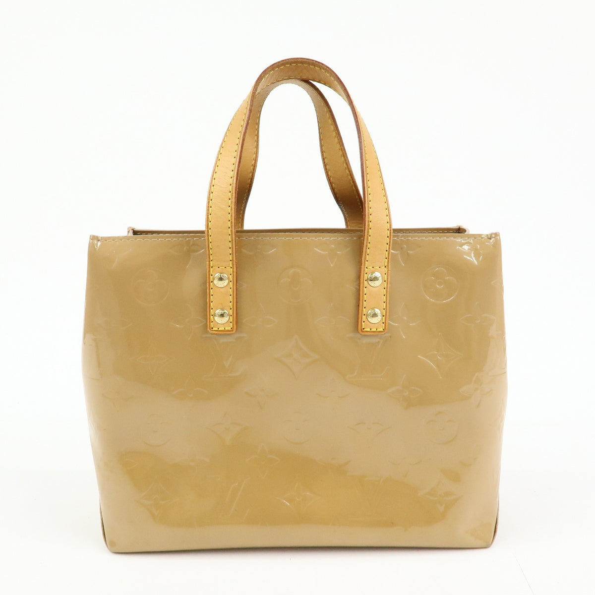 Louis Vuitton Reade Monogram Vernis Brown Patent_Leather Handbag (Pre-Owned)