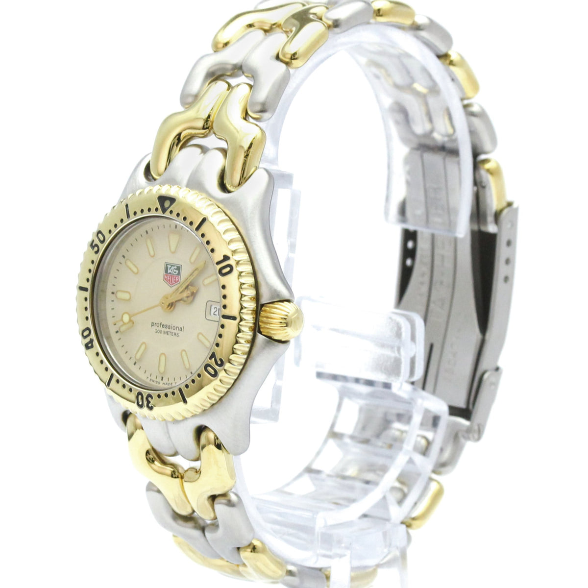 Tag Heuer Sel Professional 200M Quartz Stainless Steel And Gold Plated Watch (Pre-Owned)