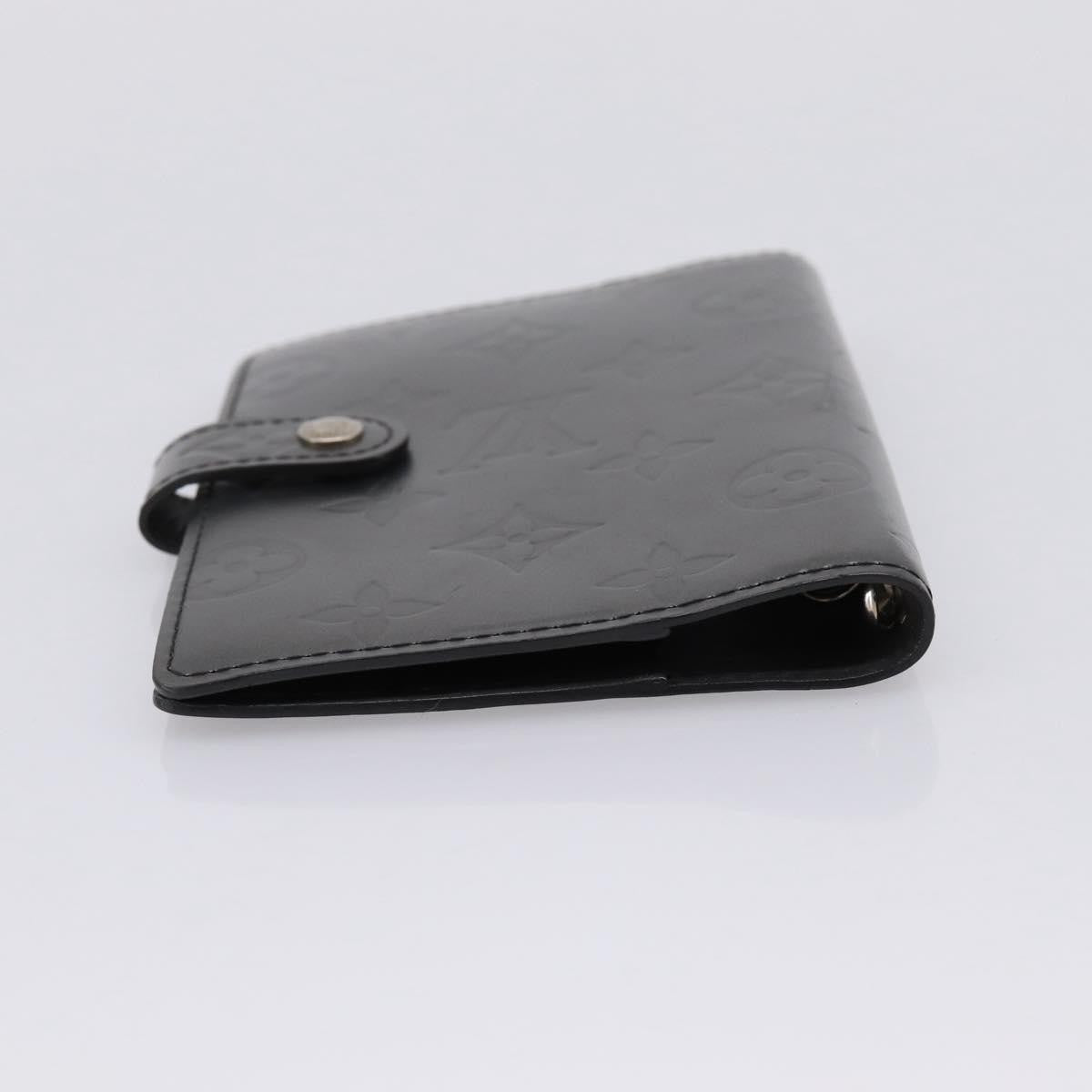 Louis Vuitton Agenda Cover Monogram Empreinte Leather Gray Canvas Wallets Accessory (Pre-Owned)