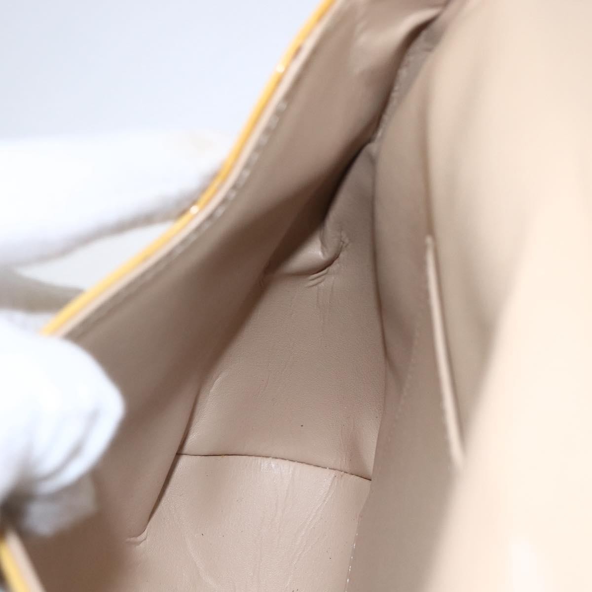 Louis Vuitton Thompson Street Monogram Vernis Beige Patent_Leather Shoulder Bag Bag (Pre-Owned)