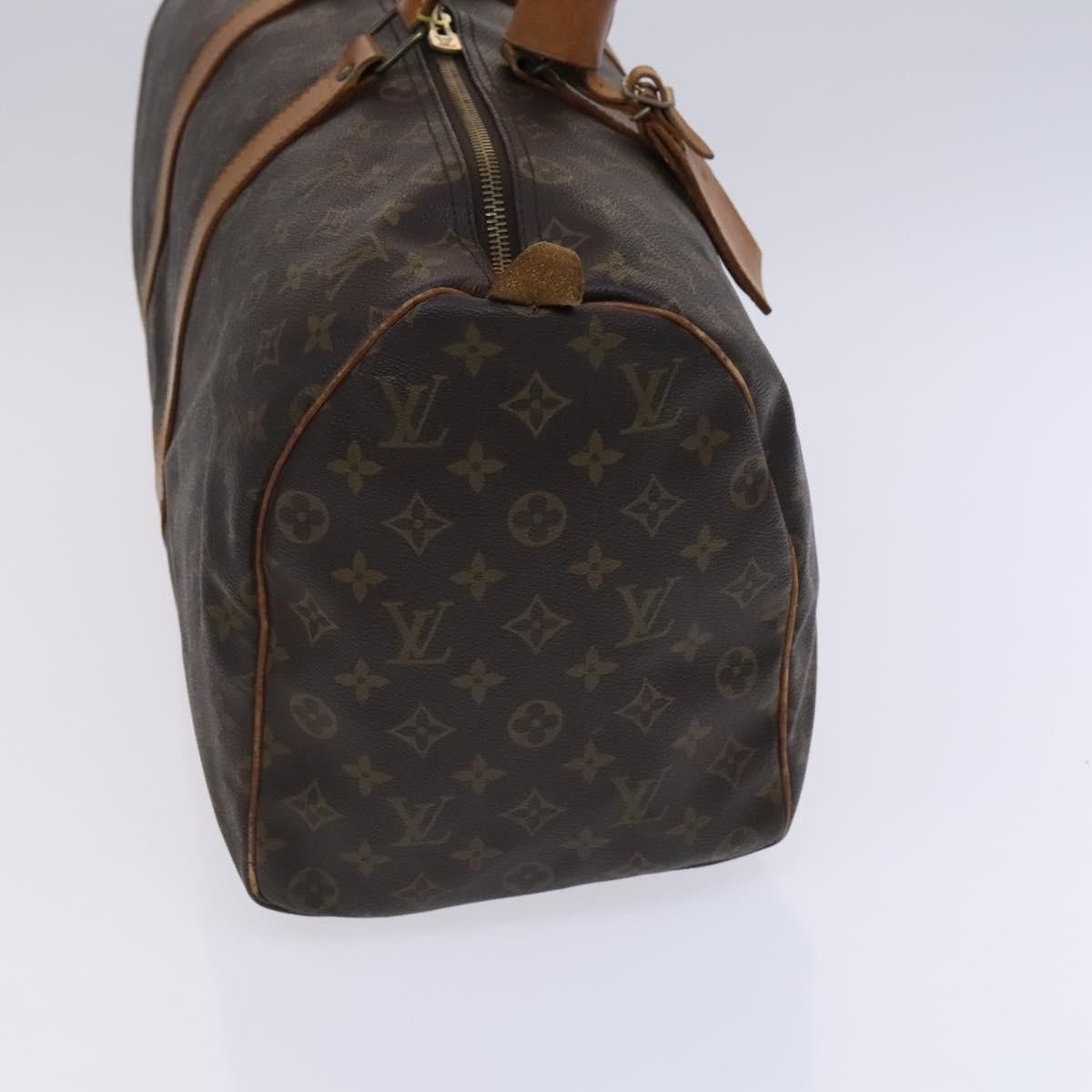 Louis Vuitton Keepall Monogram Canvas Brown Canvas Travel Bag Bag (Pre-Owned)