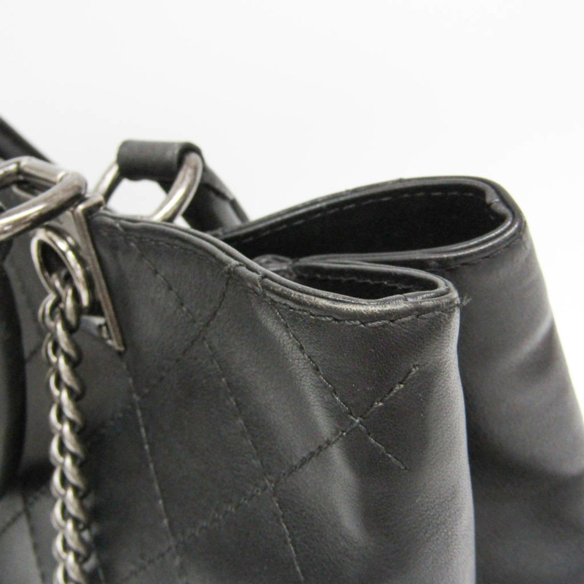 Chanel Urban Luxury Quilted Calfskin Black Leather Backpack Bag (Pre-Owned)