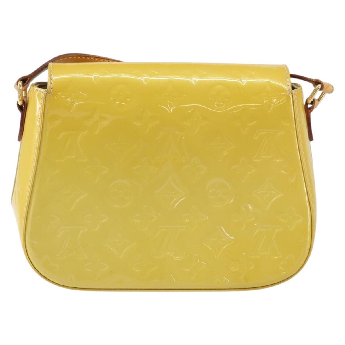 Louis Vuitton Bellflower Monogram Vernis Brown Patent_Leather Handbag (Pre-Owned)