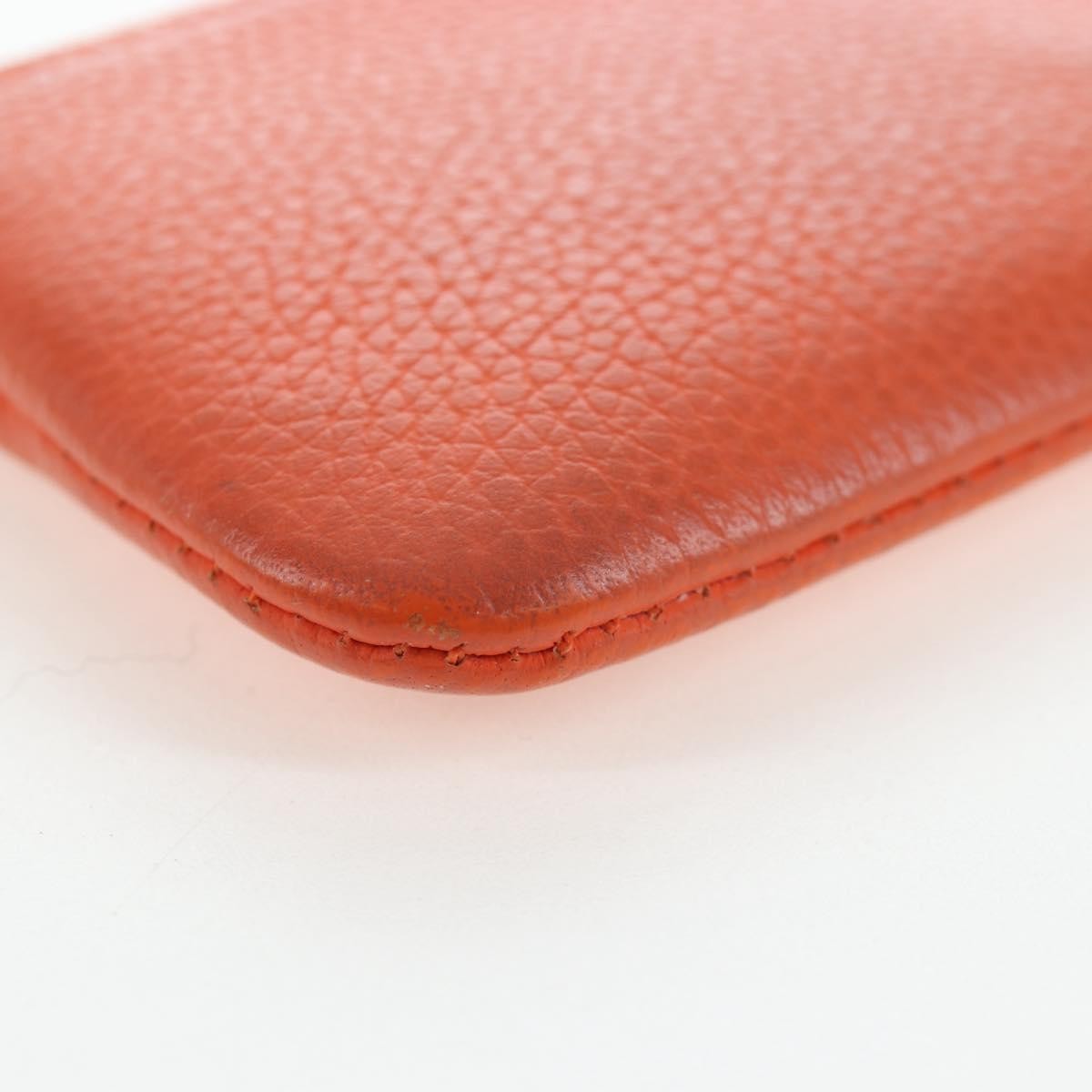 Louis Vuitton Pochette Clés Everyday Lv Leather Orange Leather Wallets Accessory (Pre-Owned)