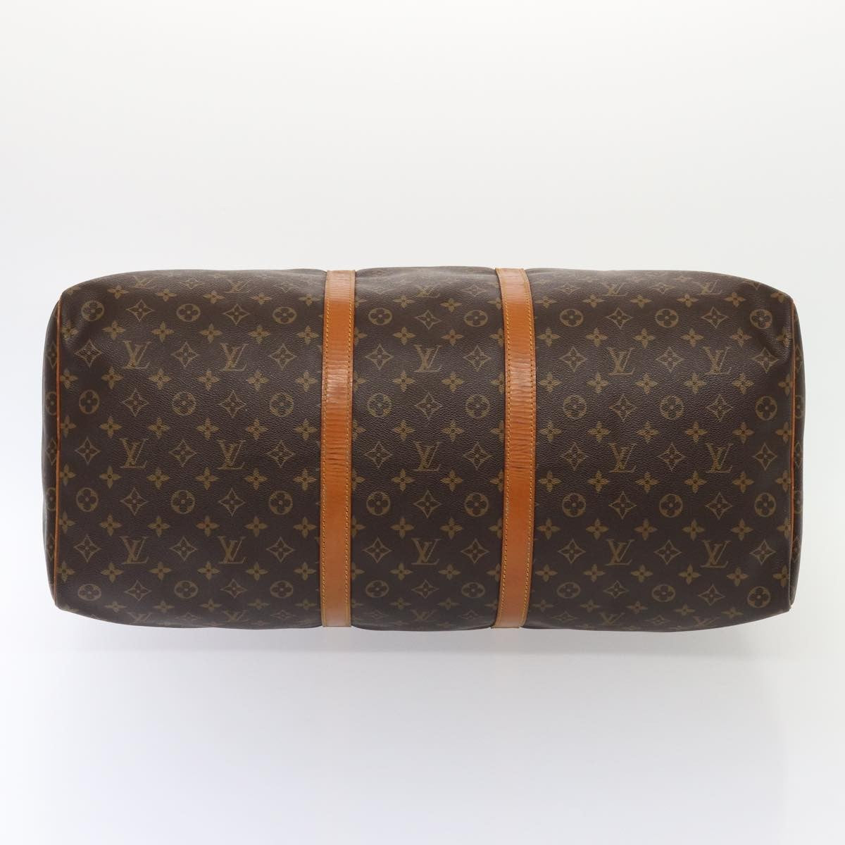 Louis Vuitton Keepall Monogram Canvas Brown Canvas Travel Bag Bag (Pre-Owned)