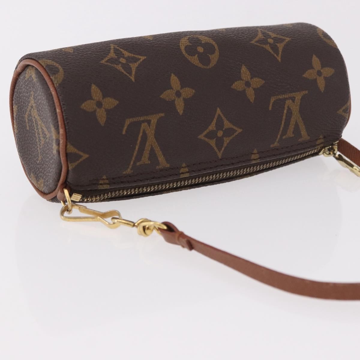 Louis Vuitton Papillon Pochette Monogram Canvas Brown Canvas Clutche & Pouche Bag (Pre-Owned)