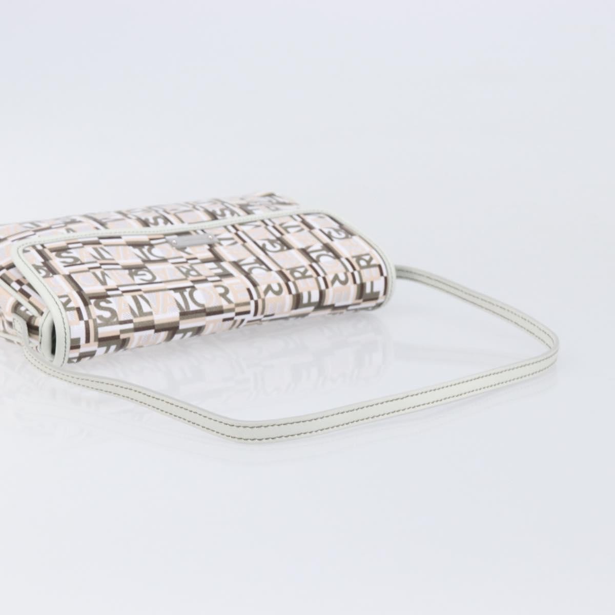 Salvatore Ferragamo Vintage Clutch Canvas Multicolour Canvas Clutche & Pouche Bag (Pre-Owned)