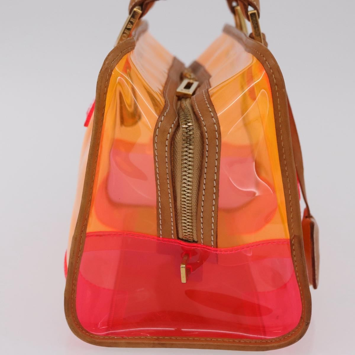 Loewe Amazona Pvc Orange Plastic_Glass Handbag (Pre-Owned)
