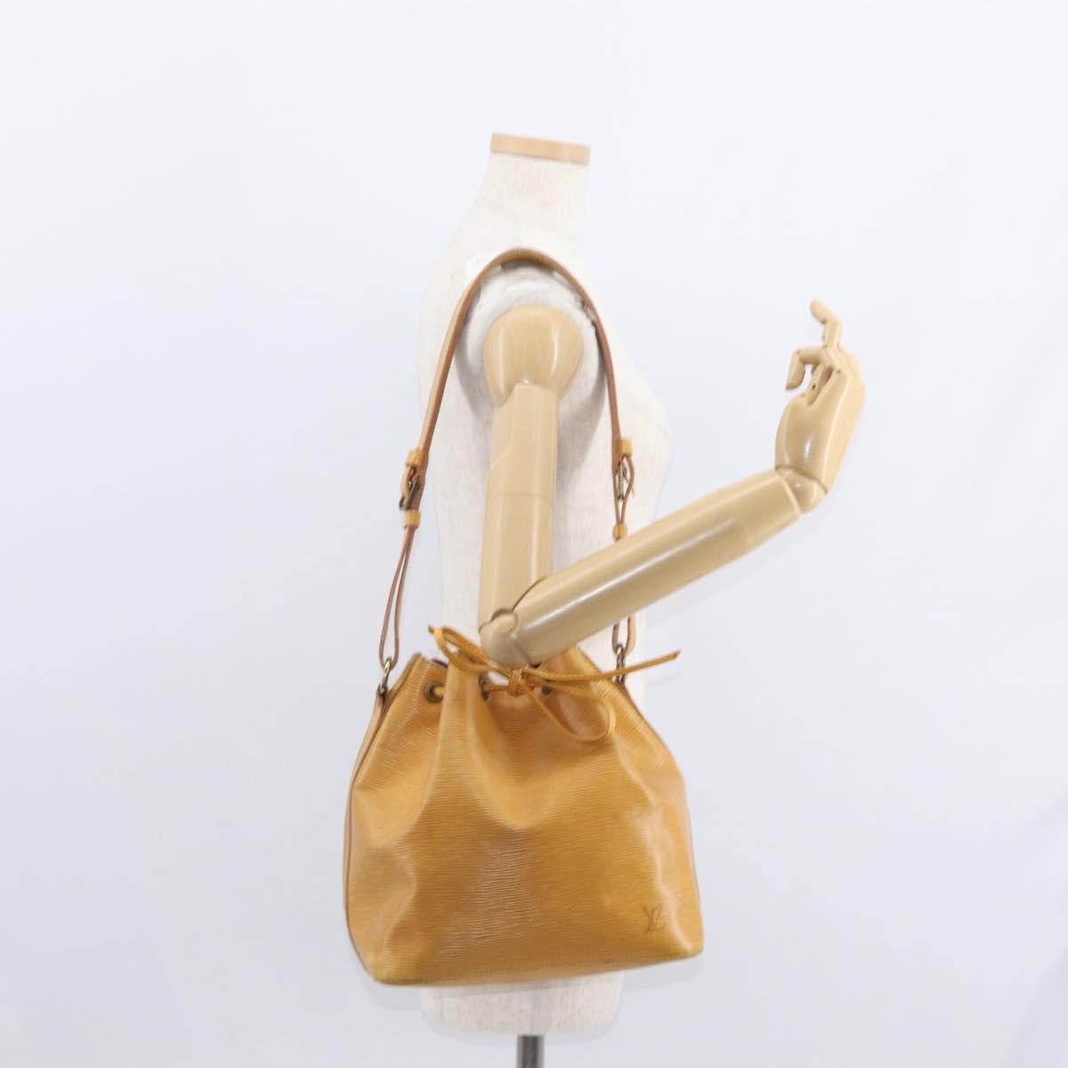 Louis Vuitton Petit Noe Epi Leather Yellow Leather Shoulder Bag Bag (Pre-Owned)