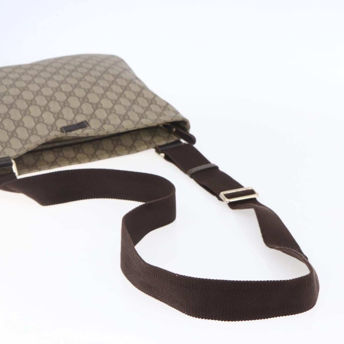 Prada Zip Top Messenger Tessuto Beige Pvc Shoulder Bag Bag (Pre-Owned)