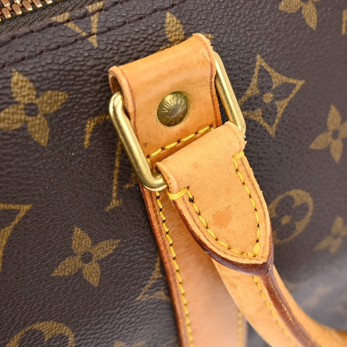 Louis Vuitton Keepall Monogram Canvas Brown Canvas Travel Bag Bag (Pre-Owned)