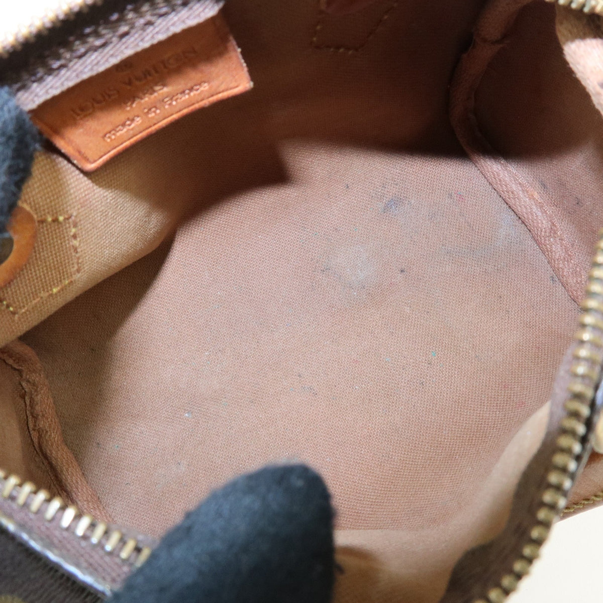 Louis Vuitton Speedy Mini Hl Monogram Canvas Brown Canvas Handbag (Pre-Owned)