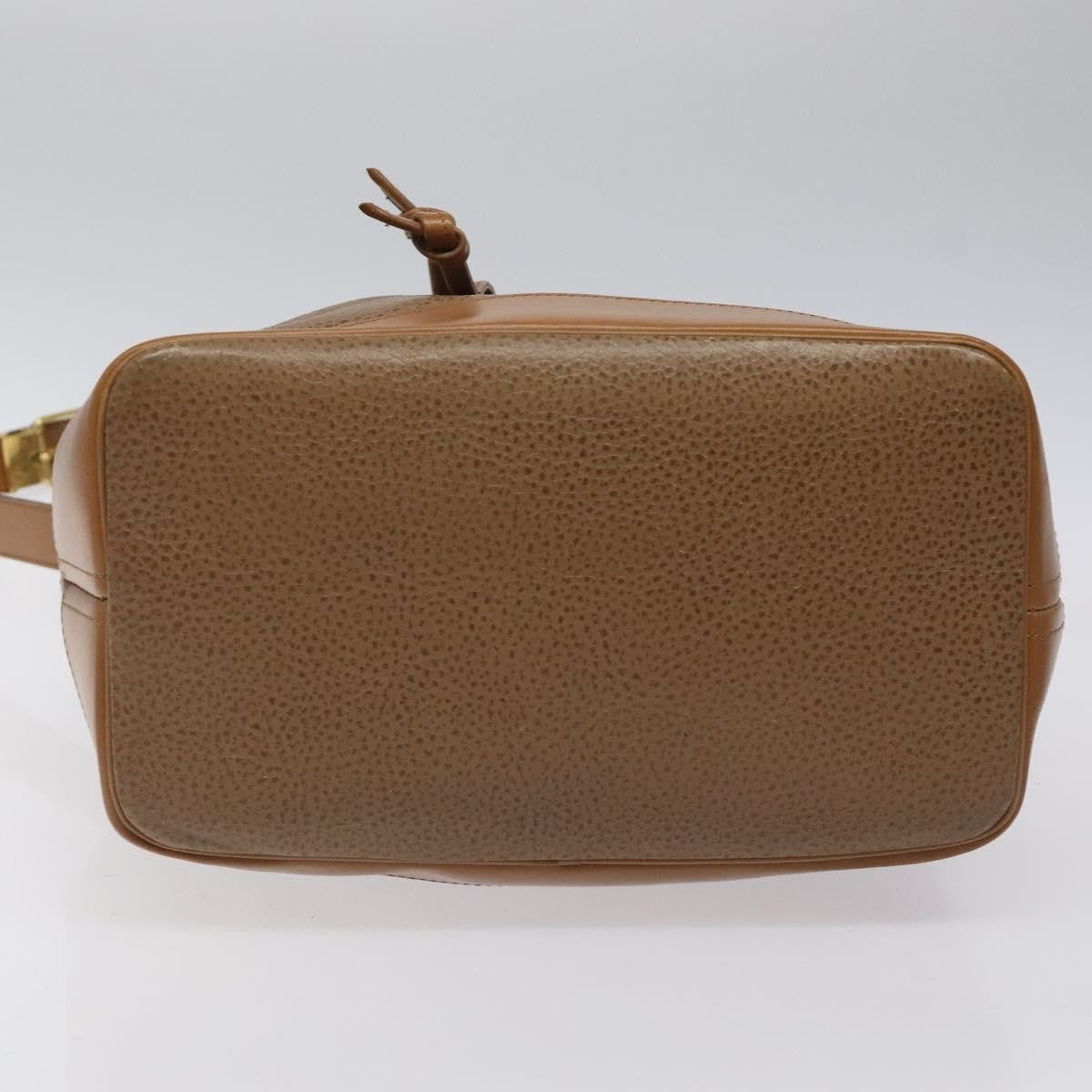 Christian Dior Vintage Leather Brown Leather Shoulder Bag Bag (Pre-Owned)