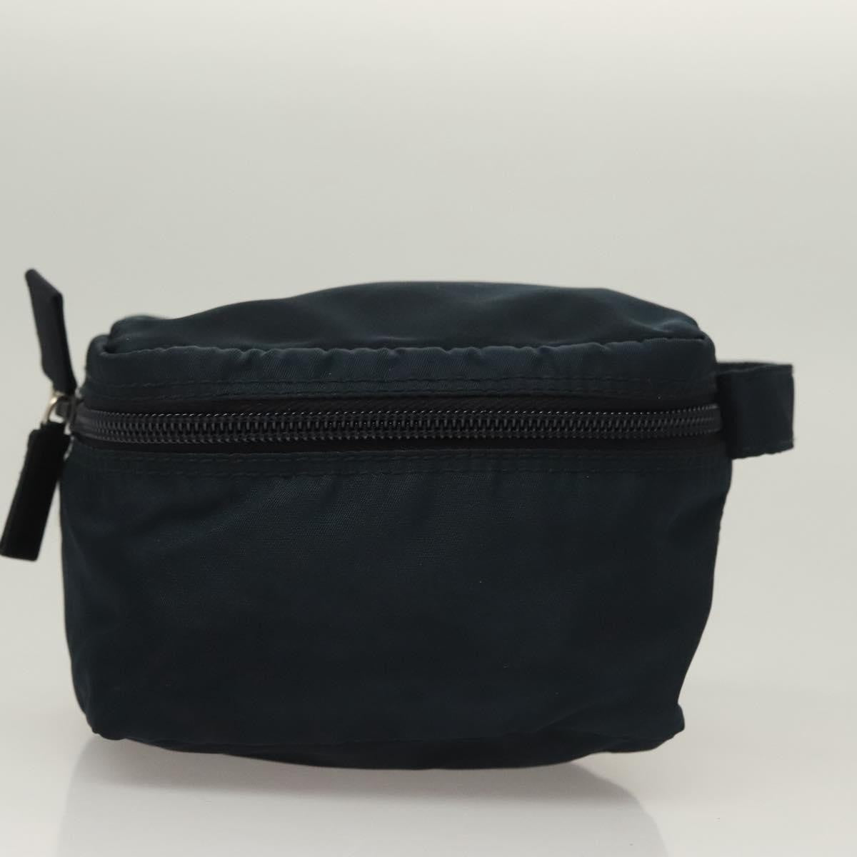 Prada Zip Around Toiletry Tessuto Navy Nylon Clutche & Pouche Bag (Pre-Owned)