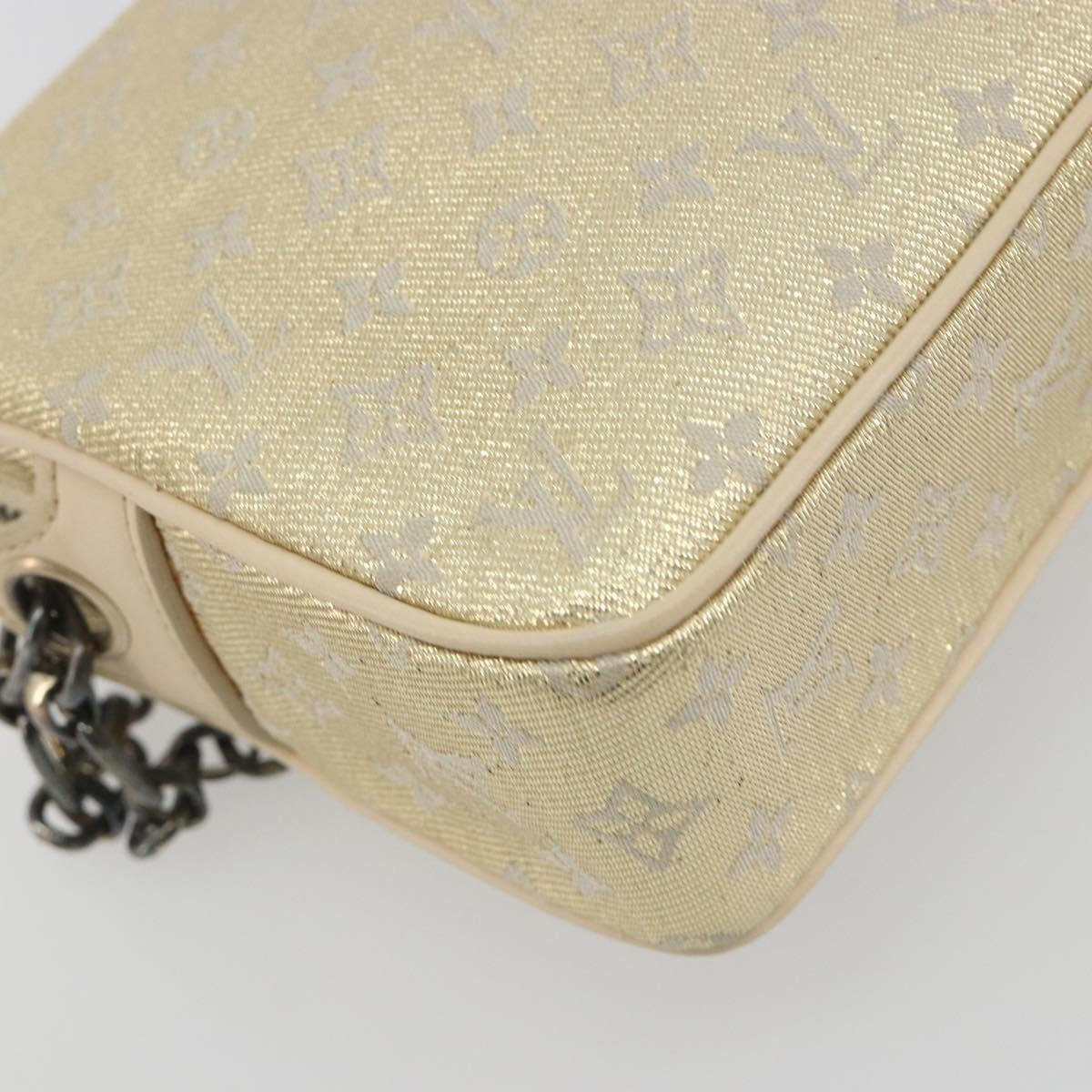 Louis Vuitton Mckenna Mini Lin Gold Canvas Shoulder Bag Bag (Pre-Owned)