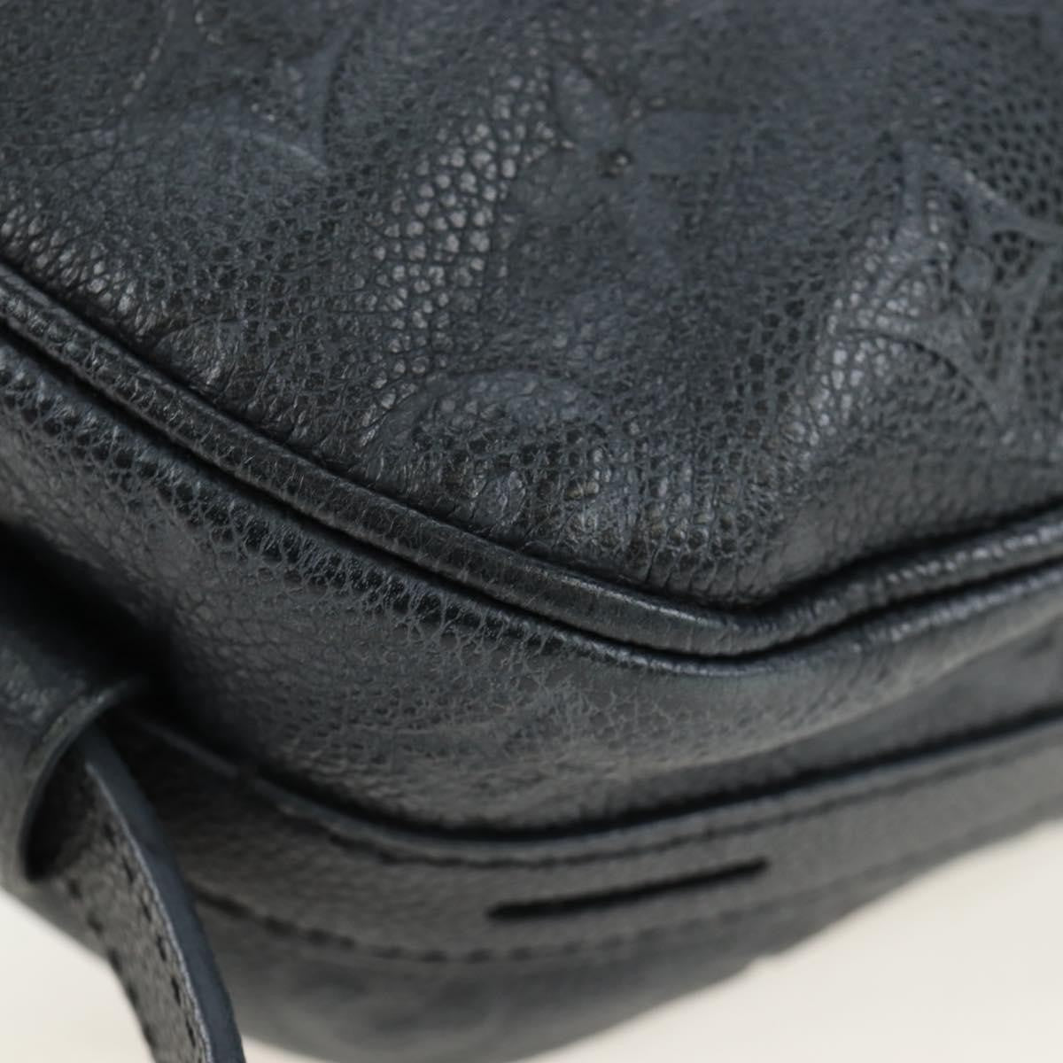 Louis Vuitton Boite Chapeau Souple Monogram Empreinte Leather Black Leather Shoulder Bag Bag (Pre-Owned)