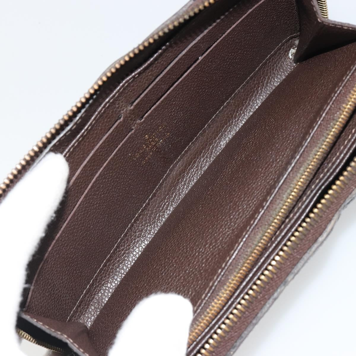 Louis Vuitton Zippy Wallet Nm Leather Empreinte Brown Leather Wallets Accessory (Pre-Owned)