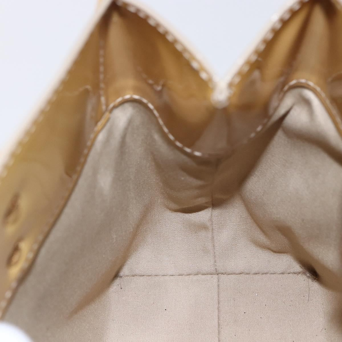 Louis Vuitton Reade Monogram Vernis Beige Patent_Leather Handbag (Pre-Owned)